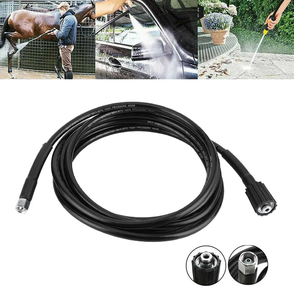 Tuyau de lavage haute pression 5800 PSI 15m pour Karcher K2 K3 M22
