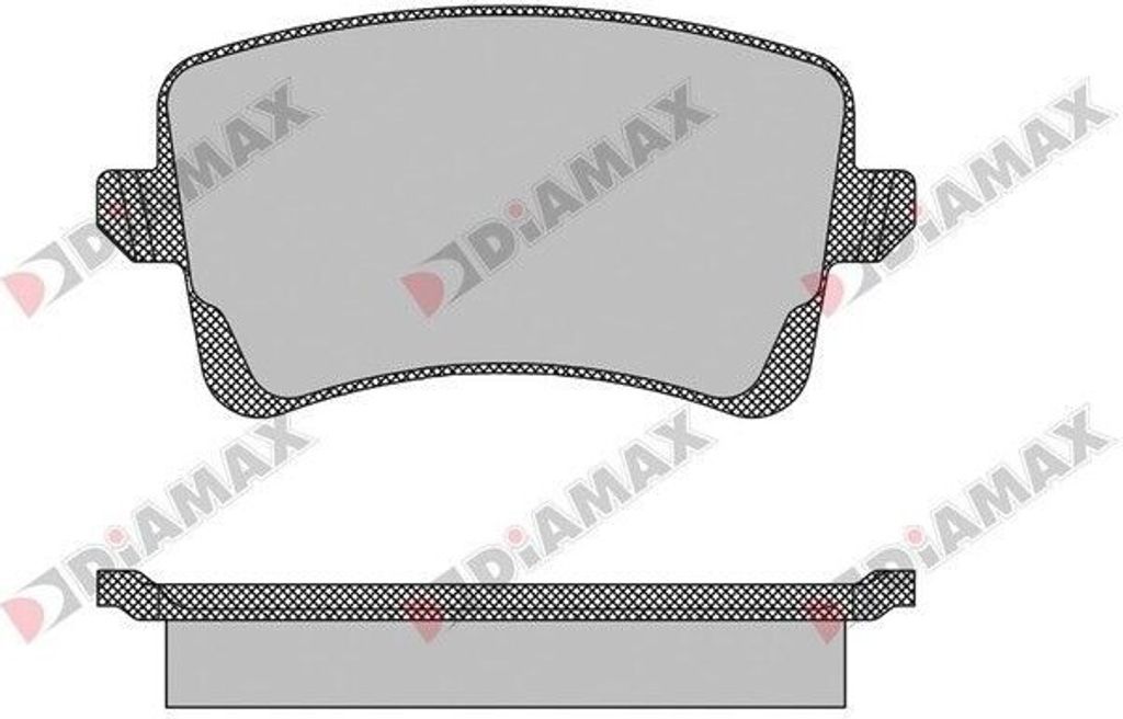 DIAMAX Bremsbeläge Satz Hinten Bremsklötze für AUDI A4 Avant (8K5, B8) N09141