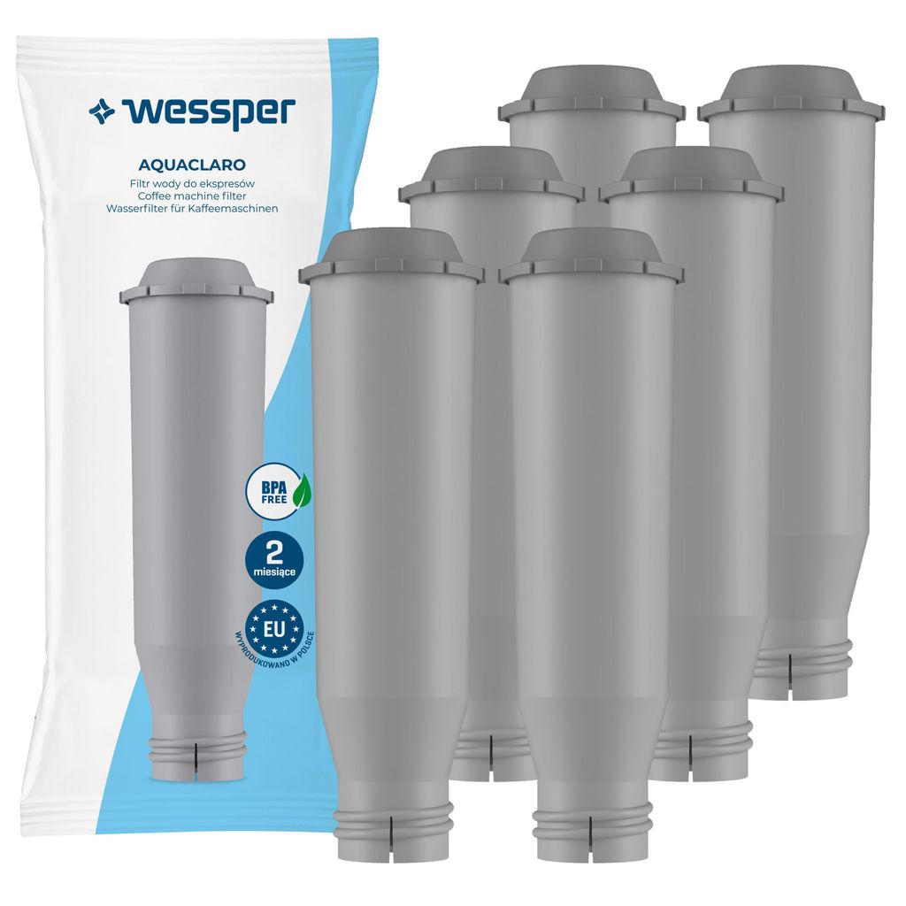 Wessper 6 Stück Wasserfilter für Krups F088 / NIRF700 – Produktbild 