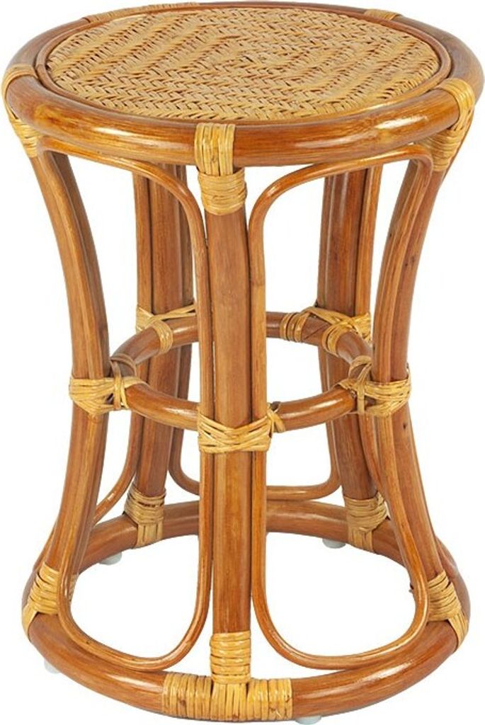 RattaNeo Coral t42 taboret koniak rattan naturalny Zdjęcie produktu 