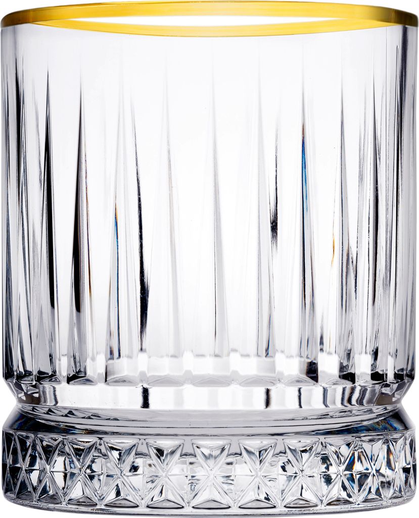Pasabahce Elysia 520014 Golden Touch Verres à eau, set de 4 Image du produit 
