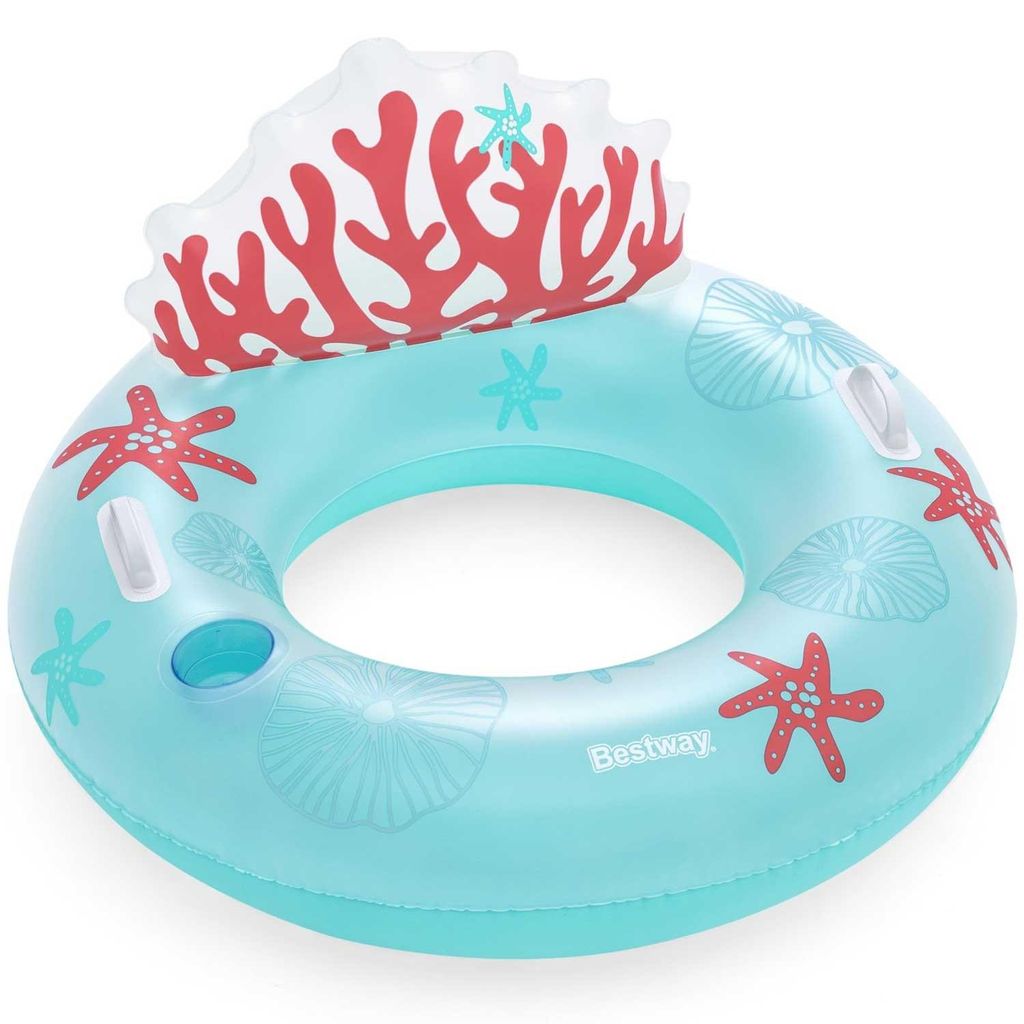 Bestway 43730, Viacfarebný, Plavecký krúžok, Vzor, PVC, Obrázok produktu 