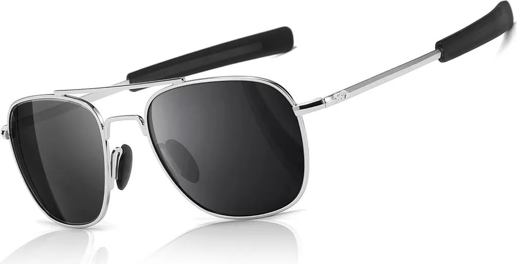 Lunettes soleil polarisées homme branches baïonnette protection UV400