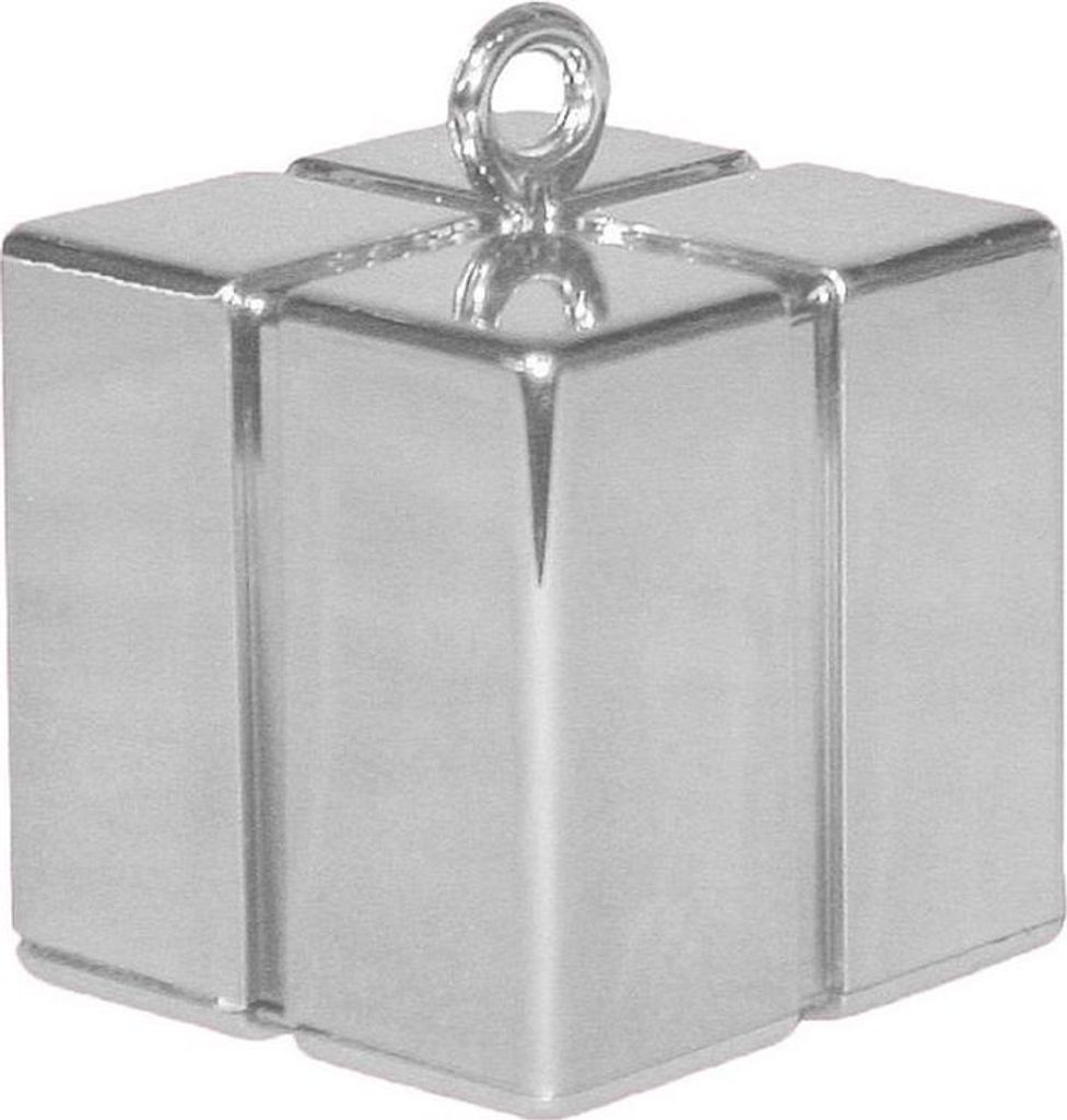 Ballongewicht Geschenk silber 120 g