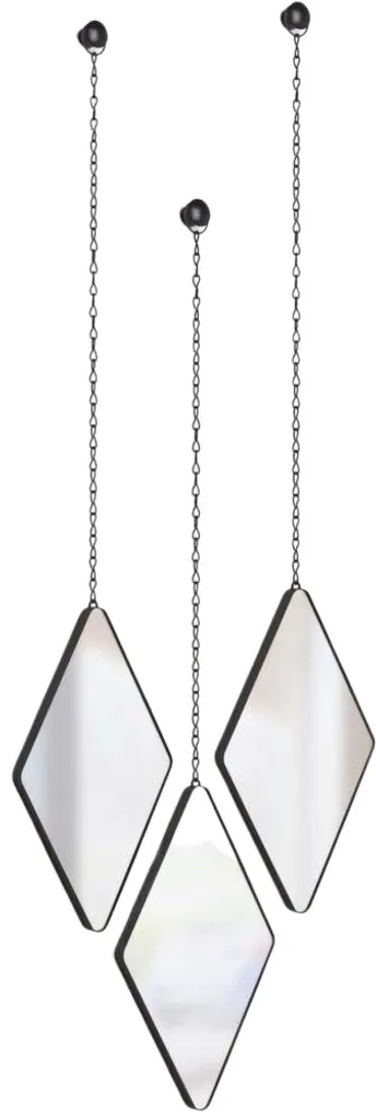 Umbra specchio da parete Dima 3, nero - 5