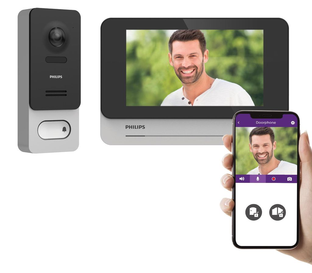 PHILIPS WelcomeEye Interphone-portier vidéo couleur sans Image du produit 