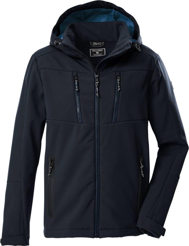 KILLTEC KOW 79 MN SFTSHLL JCKT schwarz blau / wei / t rkis schwarz blau / wei / t rkis L