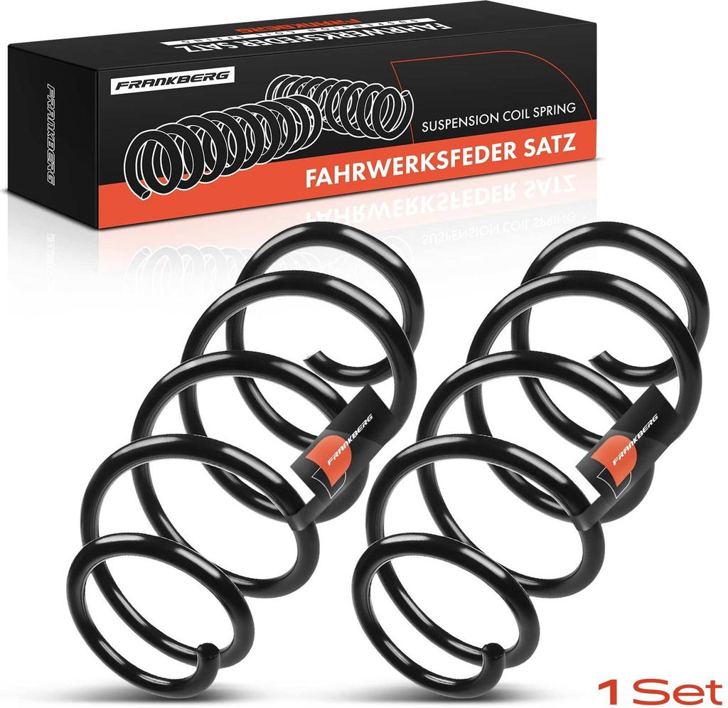 Frankberg 2x Fahrwerksfeder Vorderachse für Skoda Yeti 5L 1.8L 2.0L 2009-2017