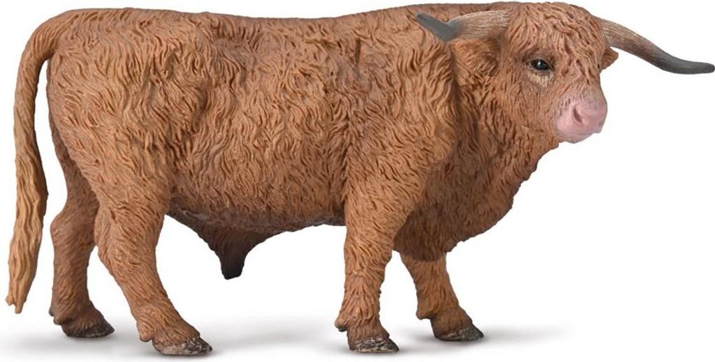 Collecta Highland Bulle - Spielzeug Bauernhof Tierfigur (L)