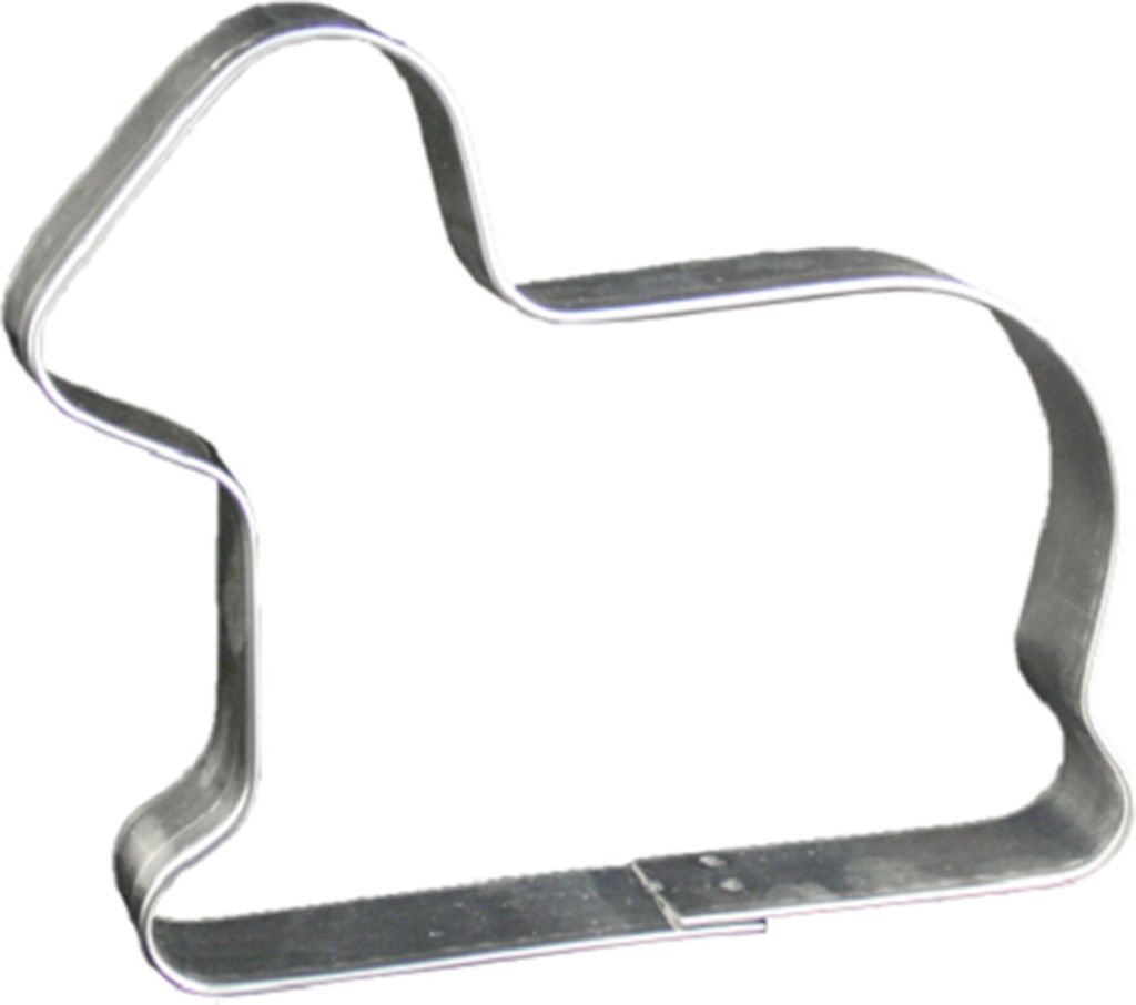 LARES Ausstechform - Lamm - ca. 16cm, Höhe 2,3cm - aus Weißblech - für Kekse, Gebäcke und mehr