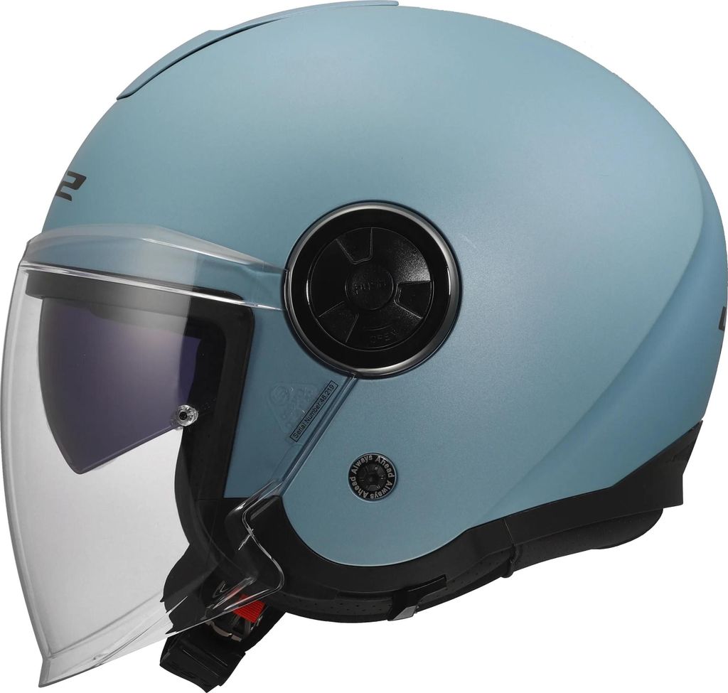 Ls2 of620 edler Solid Jethelm Helm of620 edler Solid Hellblau matt m