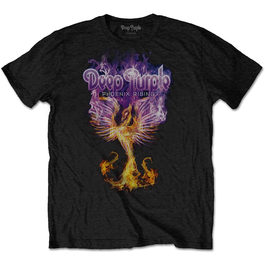 Deep Purple Pheonix Rising Black XL T-Shirt Produktbild 