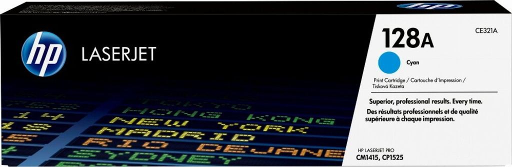 HP 128A oryginalny wkład z błękitnym tonerem LaserJet, 1300 Zdjęcie produktu 
