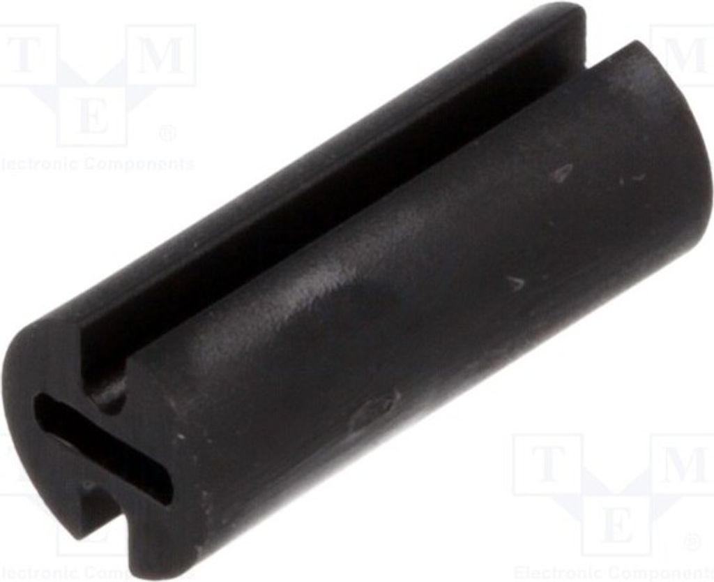 50x Distanzmuffe ØAußen: 4,5mm LED L: 11mm ØLED: 3mm schwarz FIX-LEDH-11 Distanzel