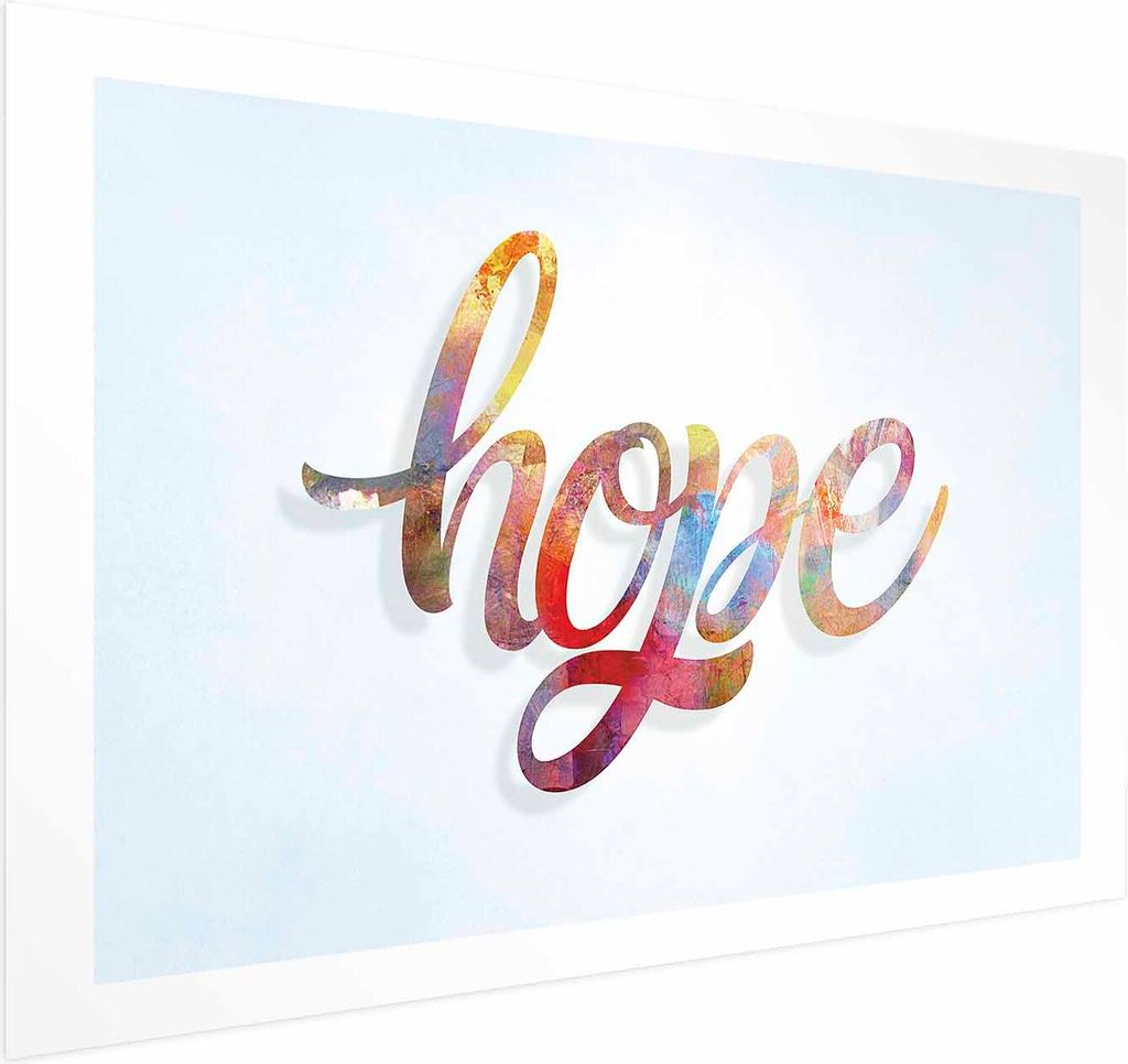Posterpapier Poster - Hope 30x21 cm Text m-A-0753-ao-a
