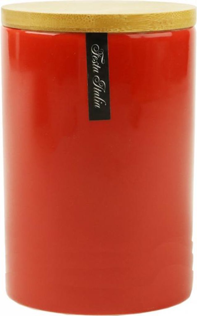 Keramischer Behälter für lose Produkte Napoli rot 700 ml