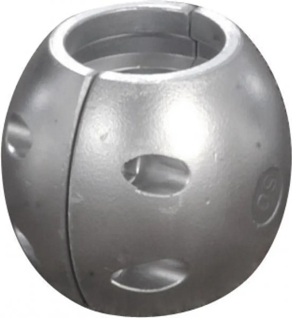 Anode de protection galvanique ondulée 75 mm pour arbre d'hélice