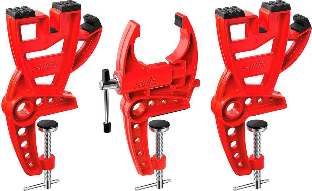SWIX T149-20 Vise 3-parts, 20mm fixation Skispanner rot