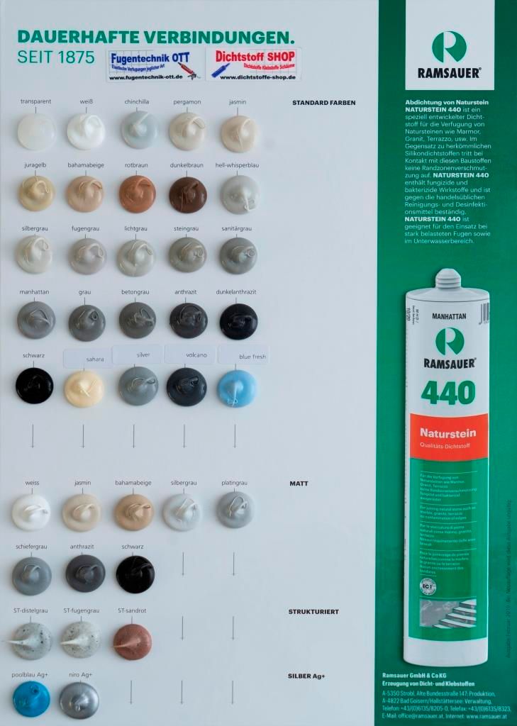 Ramsauer 440 Naturstein 1K Silikon Dichtstoff Kaufland.de
