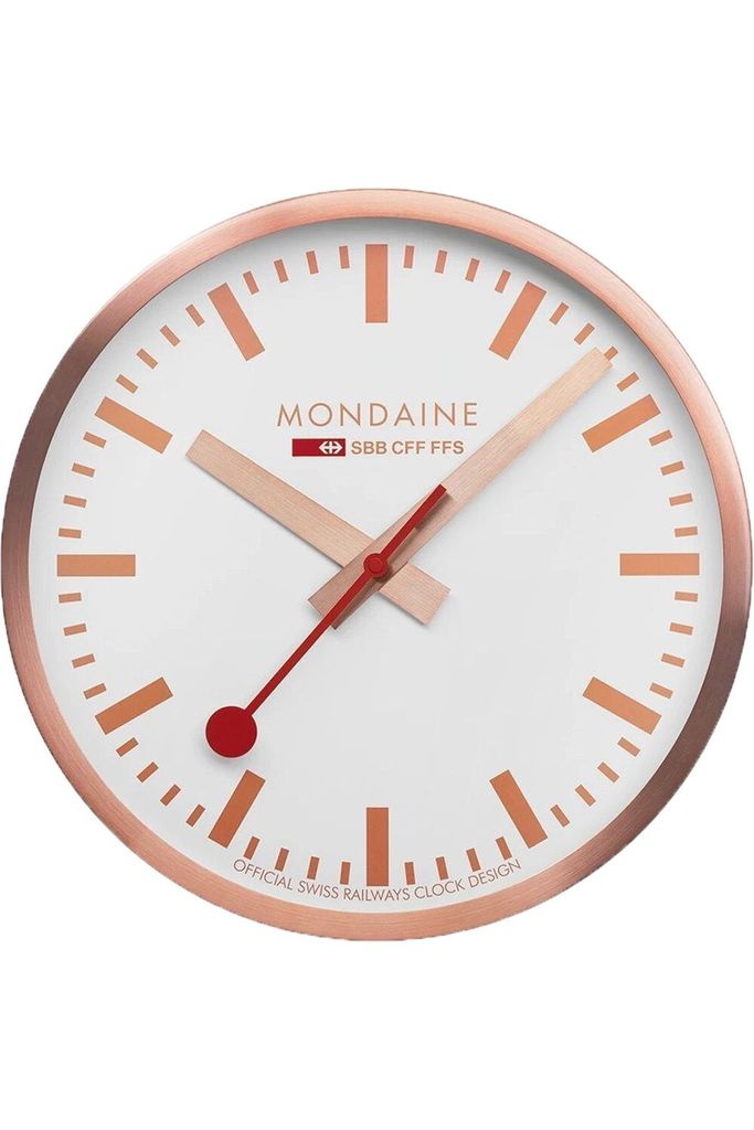 Mondaine CLOCK A990.CLOCK.18SBK wandklok Productafbeelding 