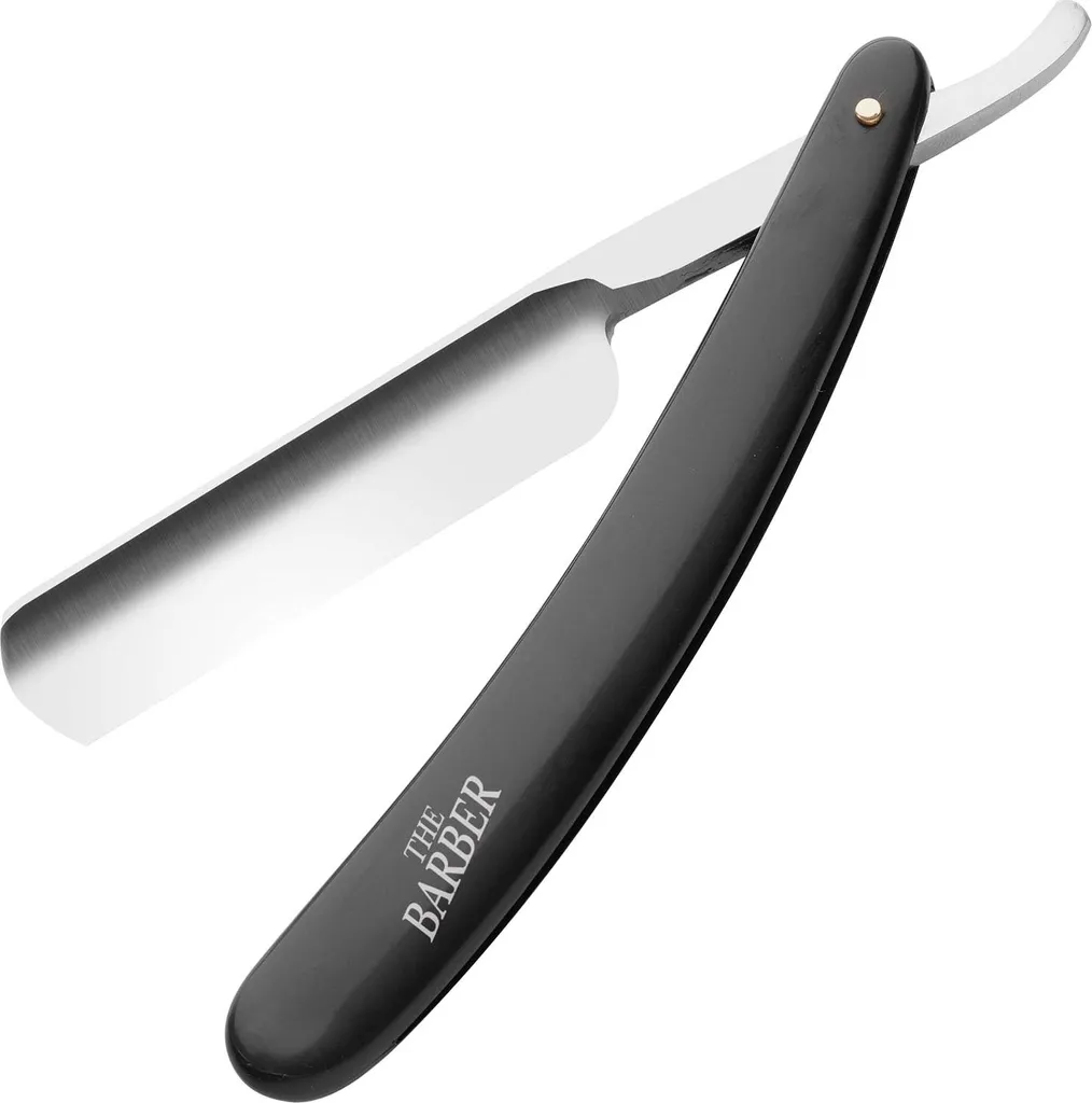 Rasoir The Barber Professional Classic Inox Edge avec lame inoxydable