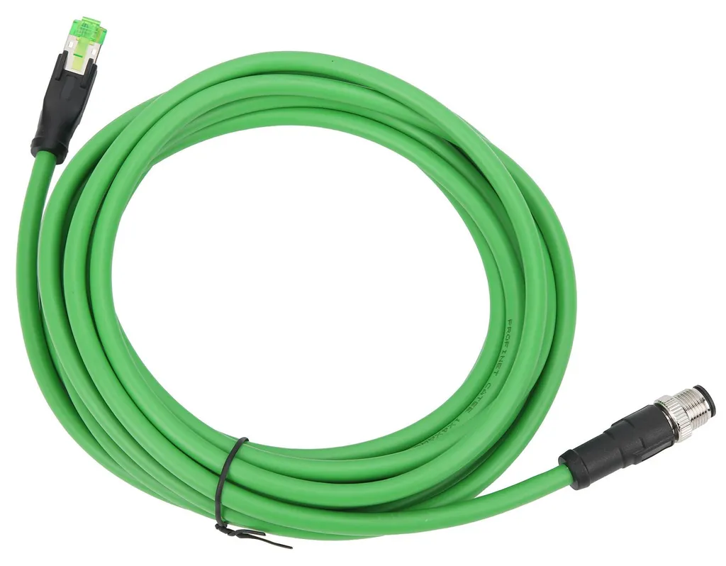 Câble Ethernet M12 vers RJ45 pour capteurs et caméras IP IP67 de 5m