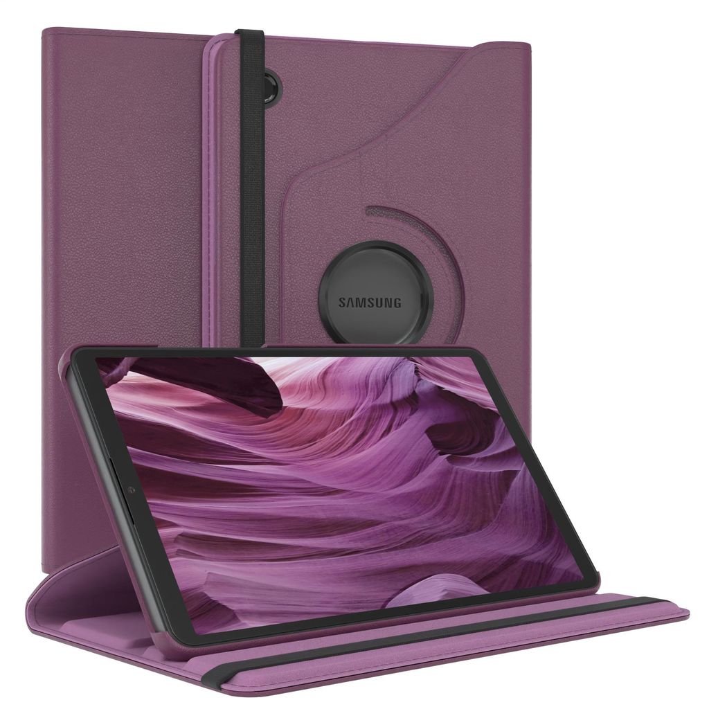 EAZY CASE - Tablet Hülle für Samsung Galaxy Tab A9 Schutzhülle, Tablet Case 360° drehbar in Violett