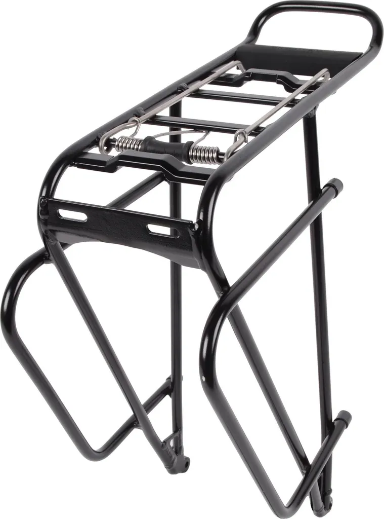 Porte-bagages robuste avec système de fixation B pour vélo de randonnée