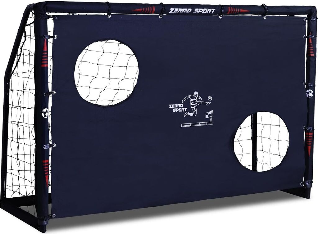 ZERRO Fussballtor Outdoor Sportarten Geeignet für Erwachsene und Kinder zum Spielen und Trainieren im Garten, Size: 180cm Fussballtor mit Torwand