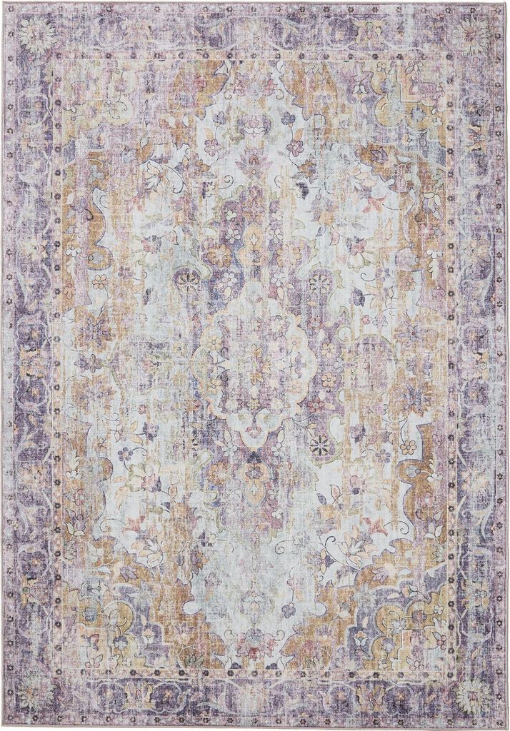 benuta Waschbarer Vintage Teppich George Multicolor/Lila Produktbild 