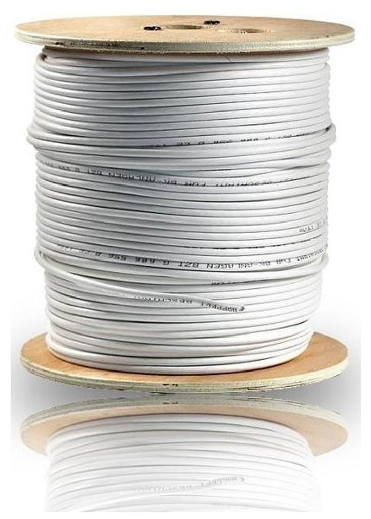150 Meter Sat Koaxial Kabel 90dB 4mm FullHD HDTV 3D NEU Produktbild 