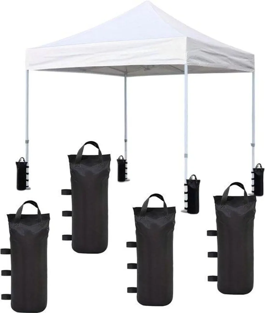 Lests de tonnelle en lot de 4 - Poids de lestage pour tente de jardin