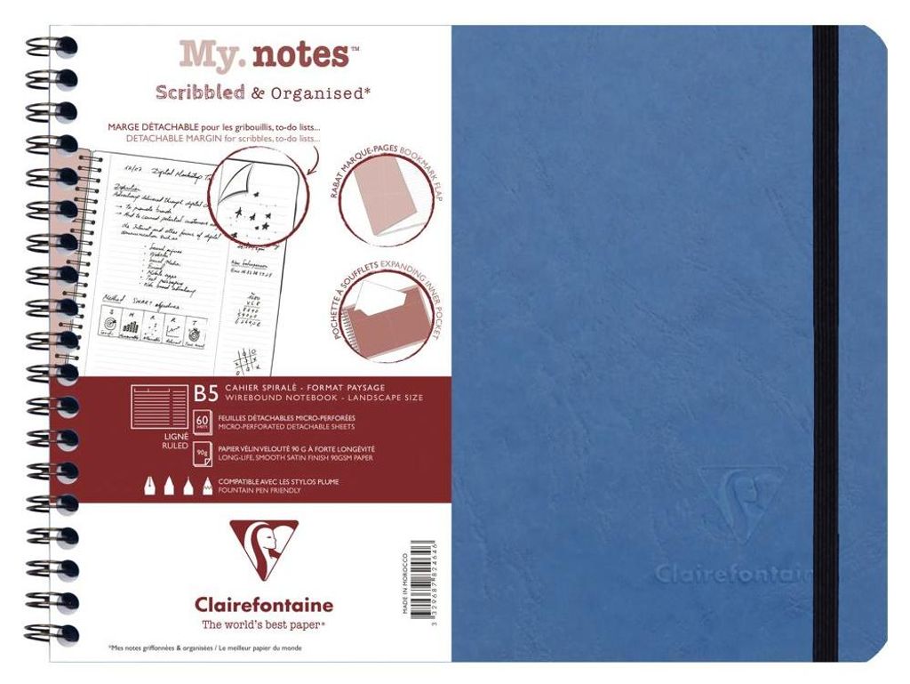 AGE BAG MY.NOTES 25x19 60Bl lin bl