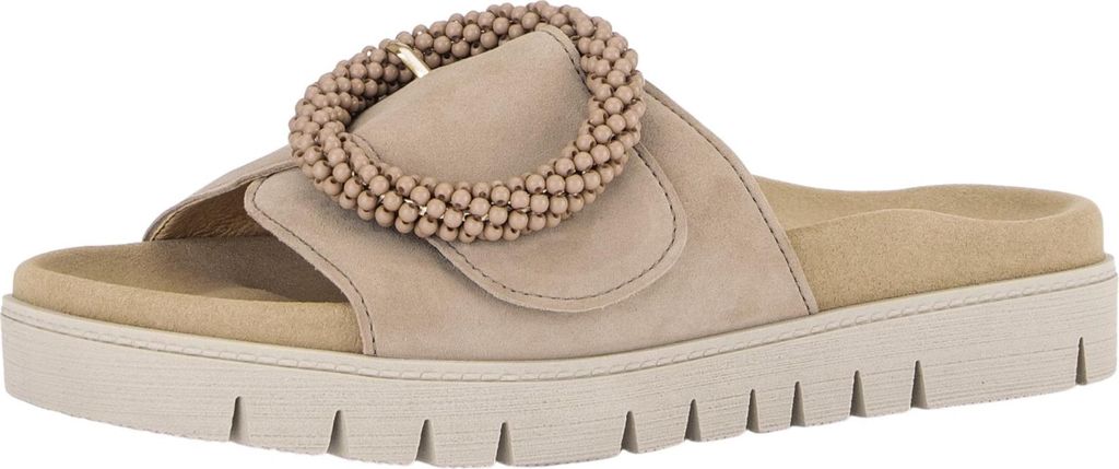 Gabor 83.745 Damen Pantoletten - Pantolette beige NEU Produktbild 
