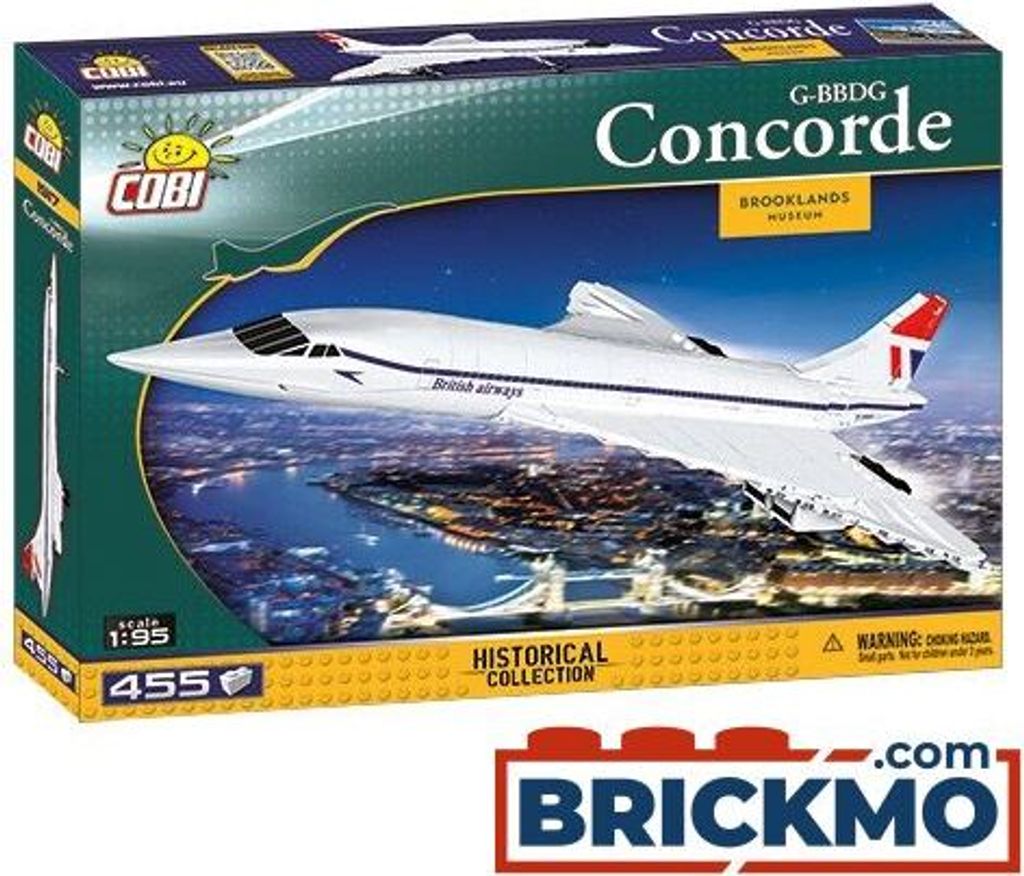 COBI 1917 Concorde z Brooklands Museum, 1:95, 455 k Obrázek produktu 14