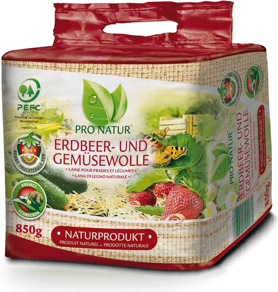 Pro Natur Gemüse- und Erdbeerwolle 850g Produktbild 