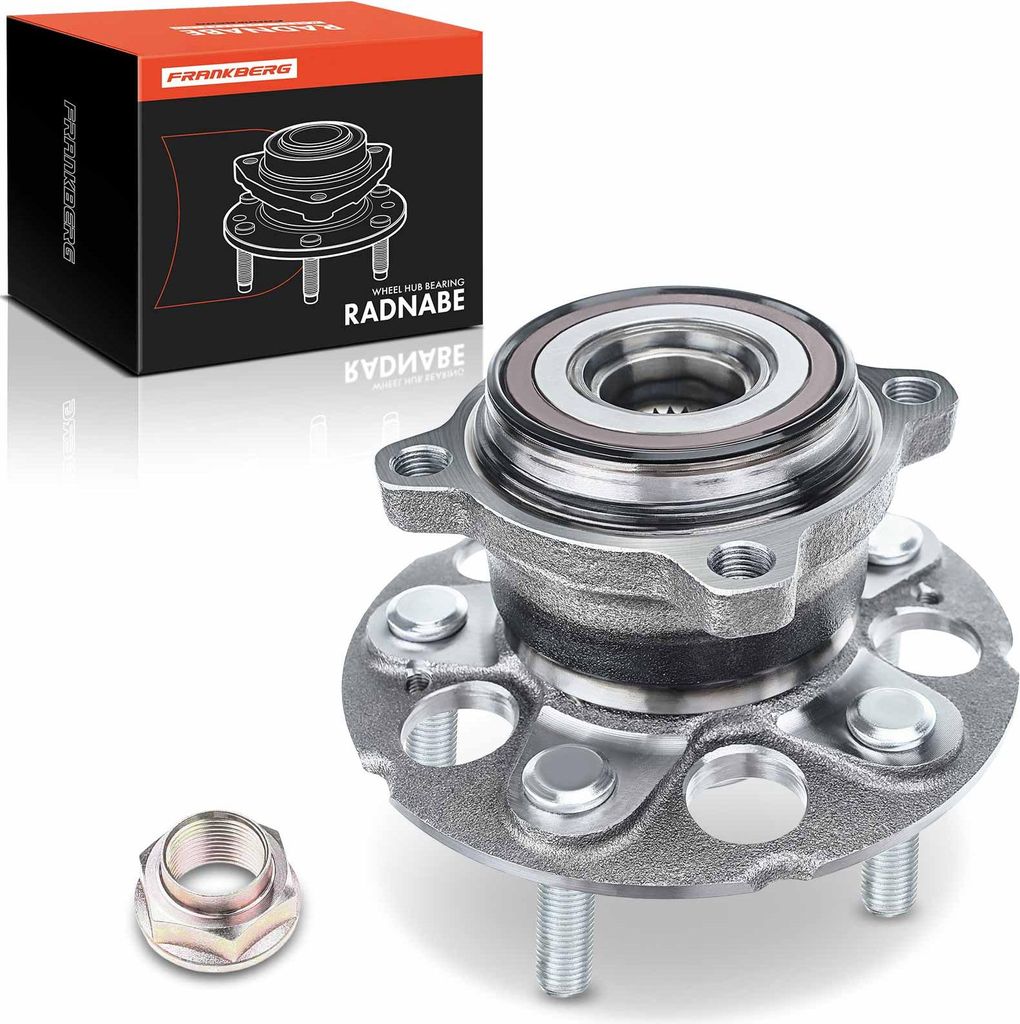 Frankberg 1x Radnabe Radlagersatz Hinterachse beidseitig für Honda CR-V III 2.0L 2.2L 2.4L Bj ab 2006