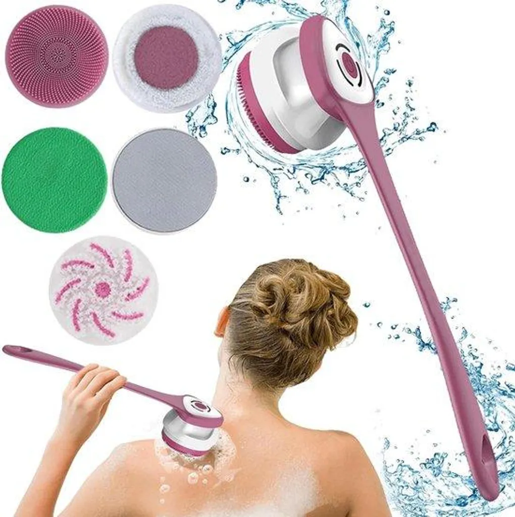 Brosse exfoliante IP67 à 3 vitesses pour massage et soin de la peau