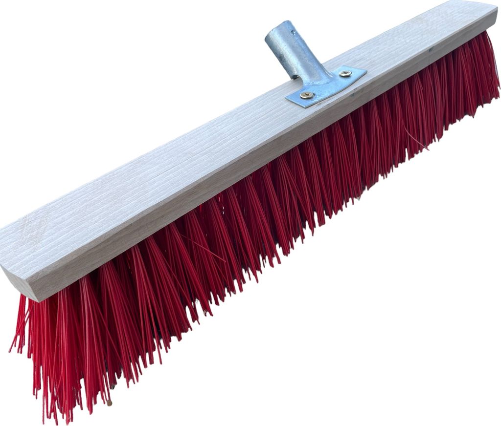 Industriebesen Straßenbesen Besen Saalbesen Kehrbesen Hallenbesen Großraumbesen rot 50cm breit