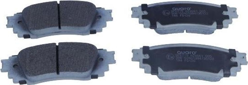 QUARO Bremsbeläge Satz Hinten Bremsklötze für TOYOTA C-HR (AX10) QP6279