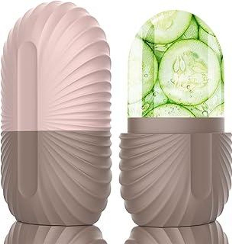 Ice Roller,Geepen Facial Eisroller Augeneismassage Gesichtsbehandlung Schönheit Hautpflege Eiskompresse Schrumpft Poren,Anti-Aging Falten Straffen...