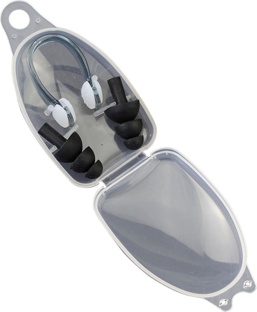 Schwimm-Nasenclip-Set, Silikon-Schwimm-Ohrstöpsel, wasserdichte Pool-Nasenclips, Wassersport-Nasenschutz, rutschfestes Ohrstöpsel-Set