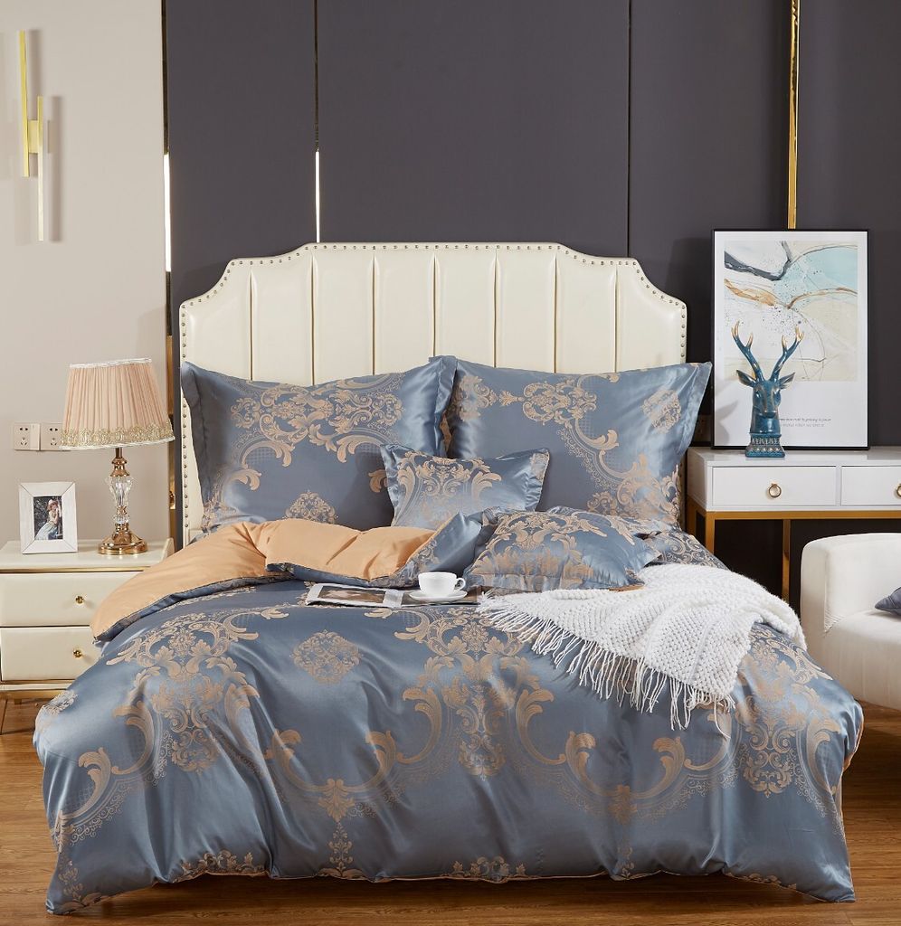 Bettwäsche 160X200, Baumwolle, Satin-Bettwäsche, Kissenbezüge 70X80, Kissenbezüge 40X40