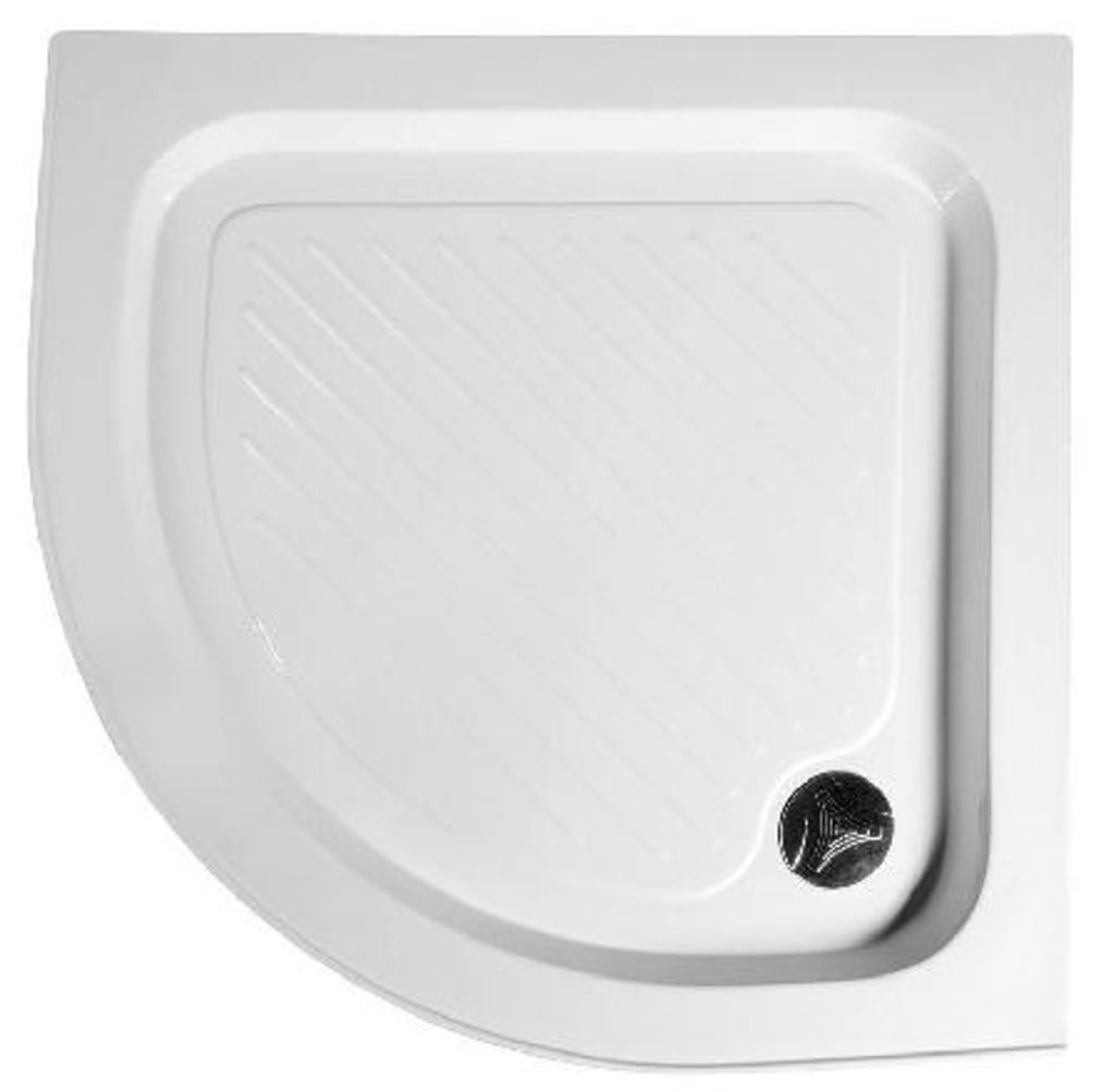 Aqualine Duschtassen - Duschwanne, selbsttragende Konstruktion, 900x900x150 mm, weiß BTTR90