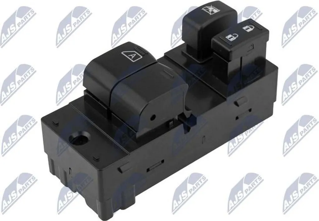 Interrupteur de vitre robuste compatible OE 254011HB0C pour Micra