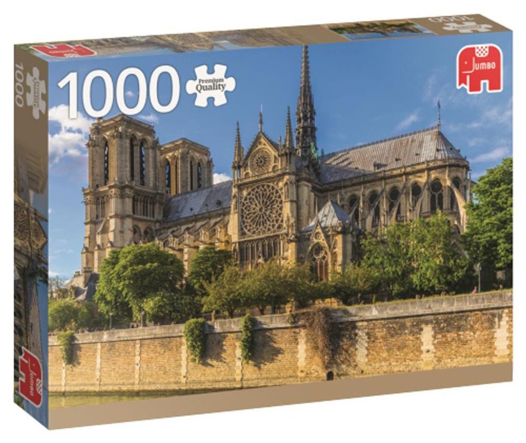 Notre Dame, Paris - 1000 Teile Puzzle Produktbild 
