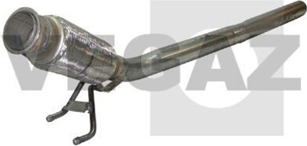 VEGAZ Abgasrohr Auspuffrohr für VW Transporter V Bus (7HB, 7HJ, 7EB, 7EJ, 7EF, 7EG, 7HF, 7EC) Vorne VR-304
