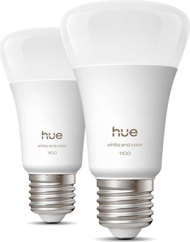 Pack of 2 A60 connected LED bulbs - PHILIPS HUE - White and Immagine del prodotto 