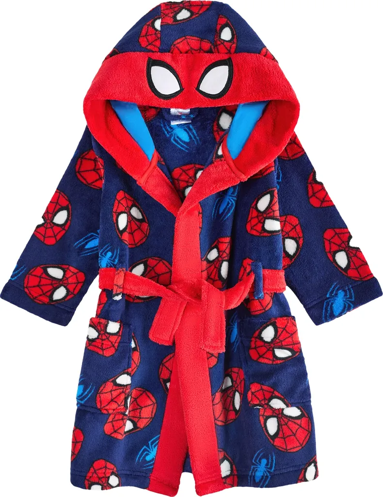 Peignoir Spider-Man pour enfant avec capuche - Robe de chambre 104