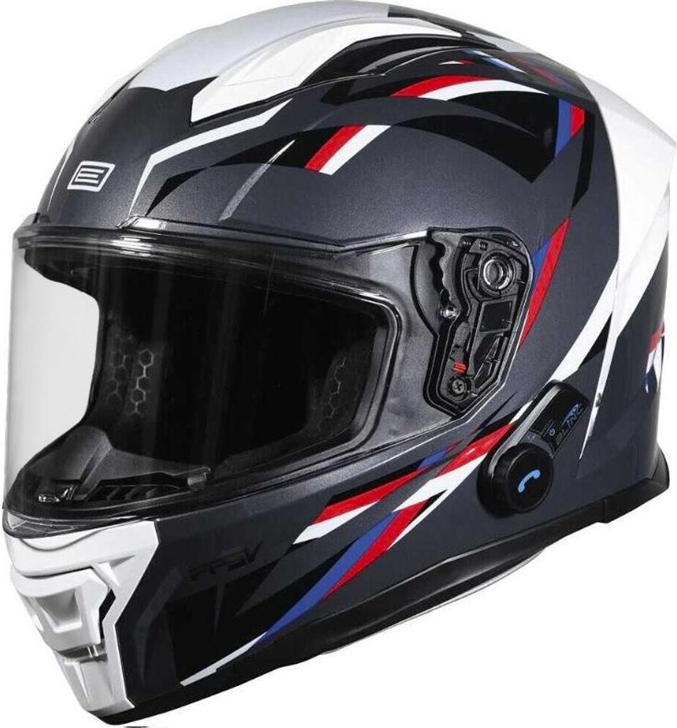 ORIGINE PISTA MESH + BT glänzend weiß kühlgrau M Helm
